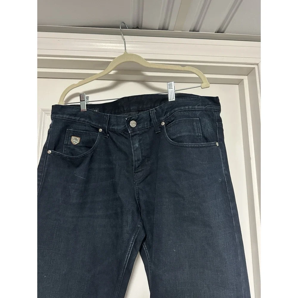 Gucci, Men's Dark Wash Straight‎ Leg Jeans, Size 50